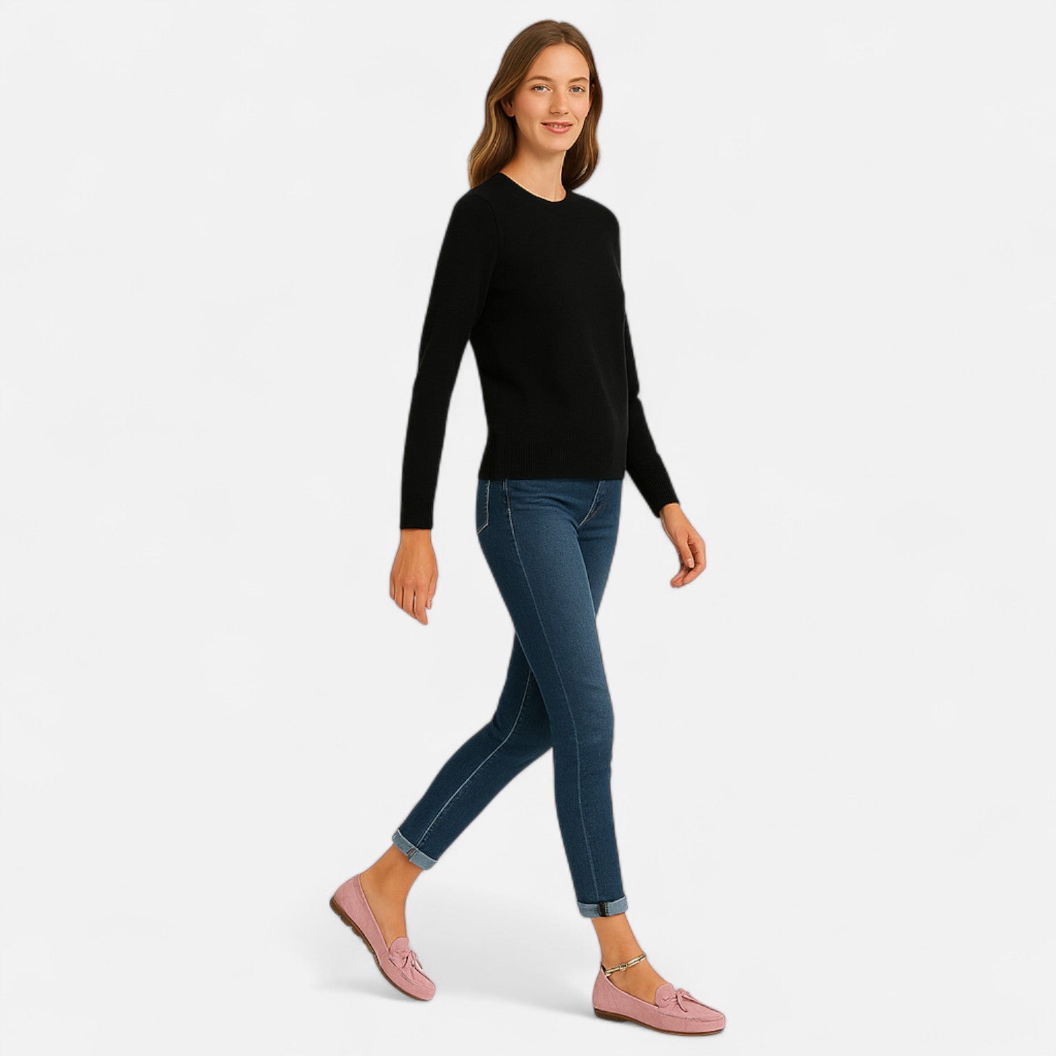 Women’s Loafers with Slip-On Design and Non-Slip Sole