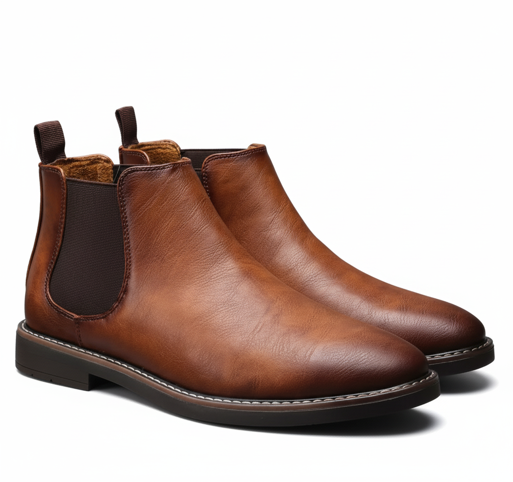 Brown Chelsea Boots for Men – Classic Comfort and Timeless Style