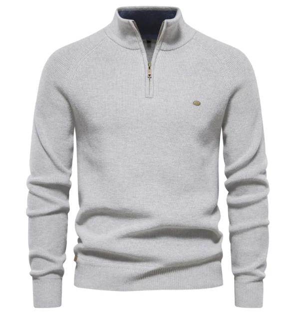Men’s Half-Zip Turtleneck Sweater
