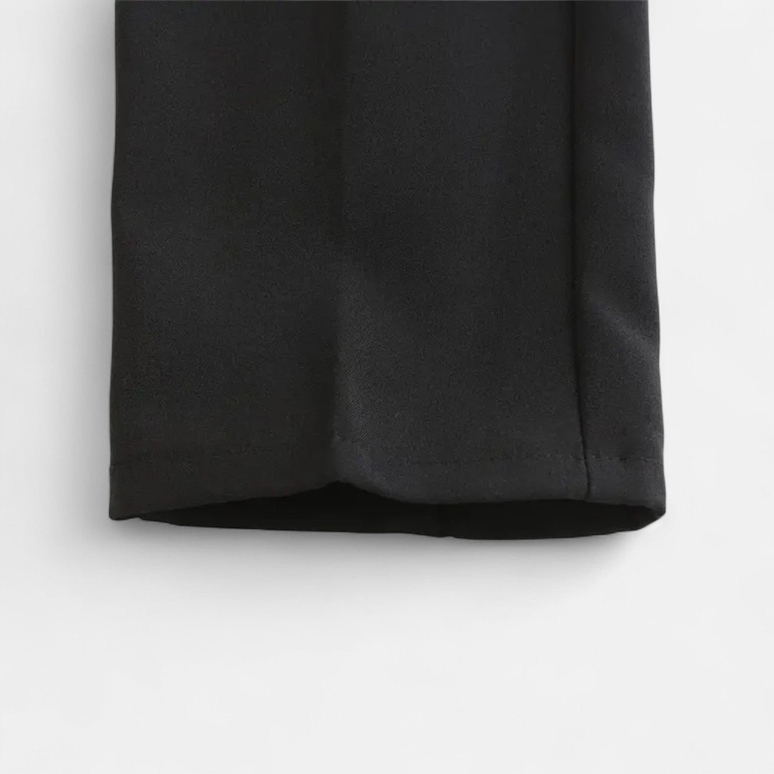 Men’s Cotton-Polyester Blend Trousers with Stretch – Regular Fit