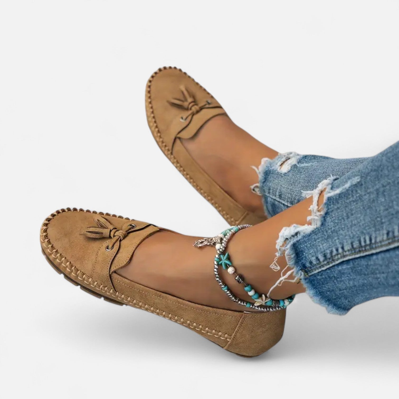 Women’s Loafers with Slip-On Design and Non-Slip Sole