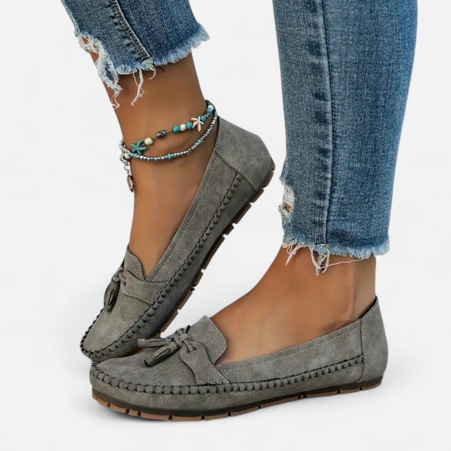 Women’s Loafers with Slip-On Design and Non-Slip Sole