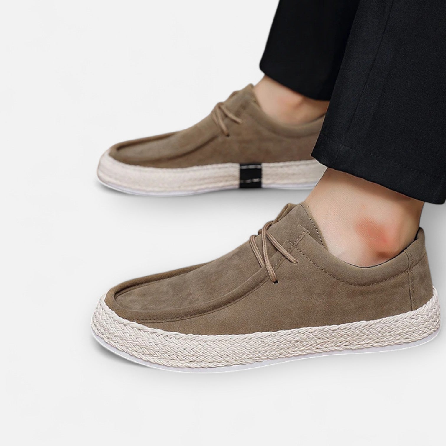 Men’s Textile Loafers – Slip-On Design – Lightweight Sole