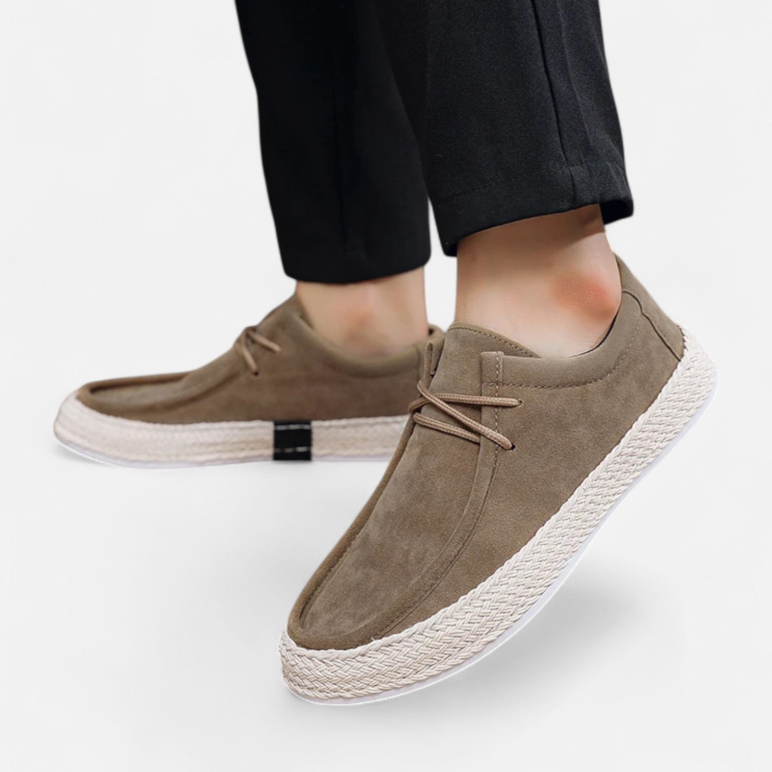 Men’s Textile Loafers – Slip-On Design – Lightweight Sole