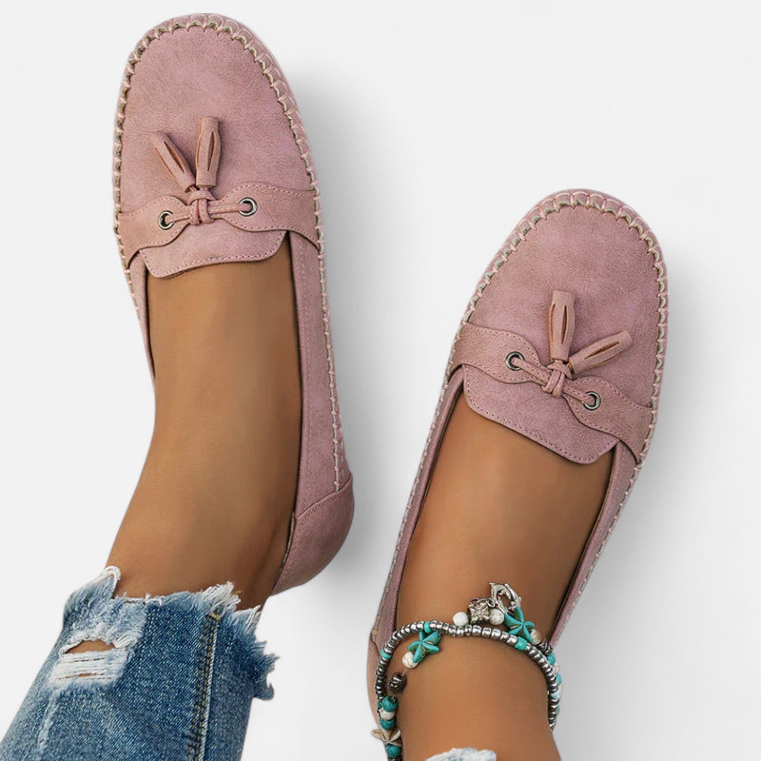 Women’s Loafers with Slip-On Design and Non-Slip Sole