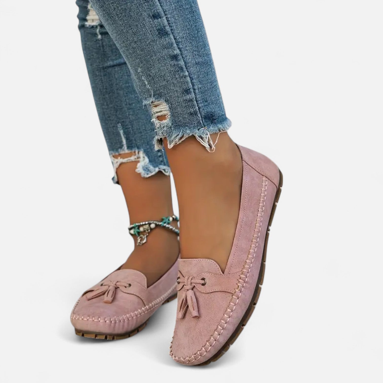 Women’s Loafers with Slip-On Design and Non-Slip Sole
